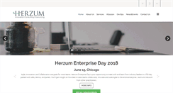 Desktop Screenshot of herzum.com
